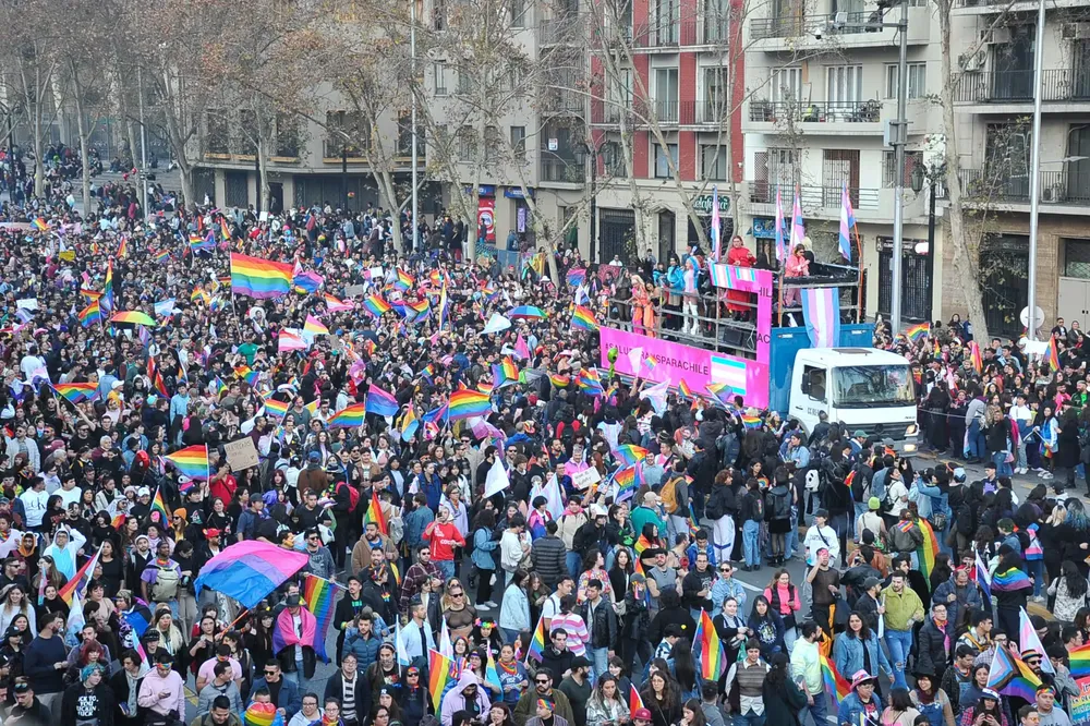 Marcha del orgullo. Créditos: Movilh
