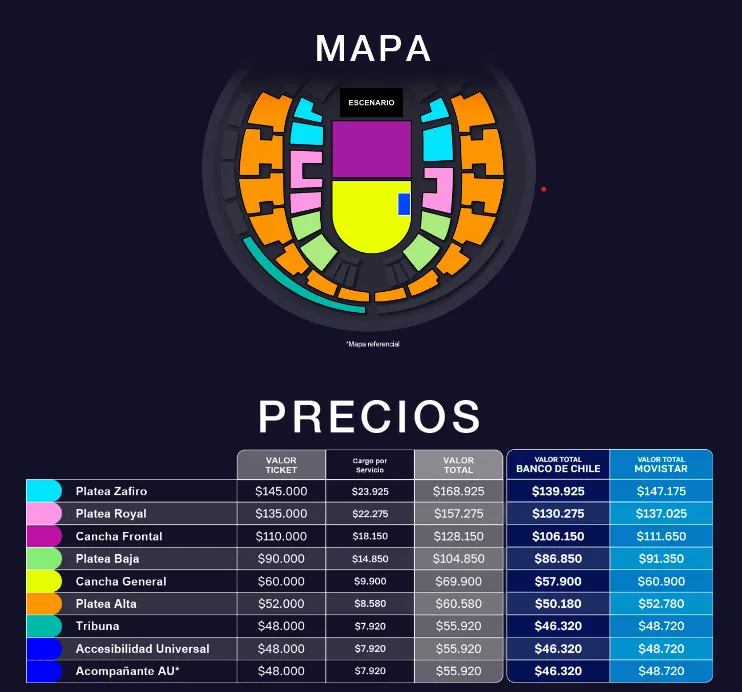 Precios de entradas para concierto de Lenny Kravitz