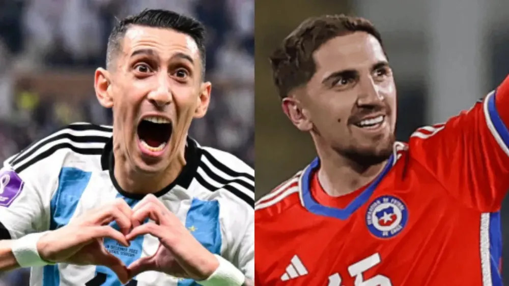 Ángel Di María y Diego Valdés