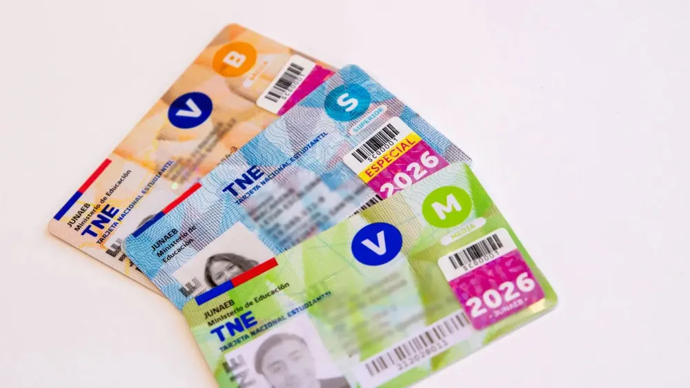 Pase escolar/Tarjeta Nacional Estudiantil (TNE) 2026.